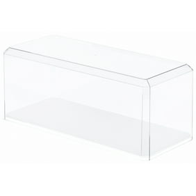 Plymor Clear Acrylic Display Case with Hardwood Base 6 W x 6 D x 9 H